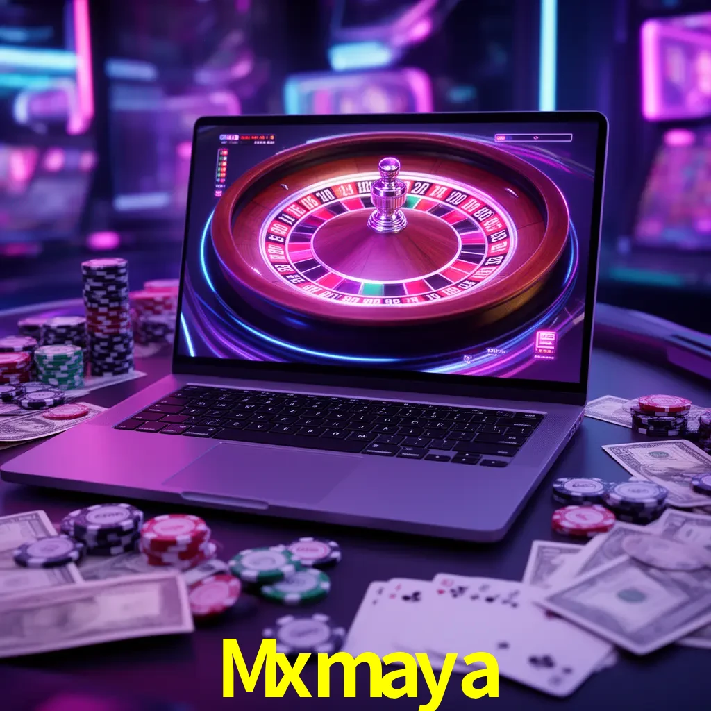 Centro móvil Mxmaya con casino, cajero, bonos, app y acceso de cuenta para México